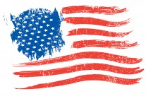 Screen Print US Flag